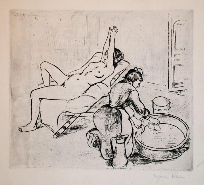  Suzanne Valadon —— Adele preparant le Tub